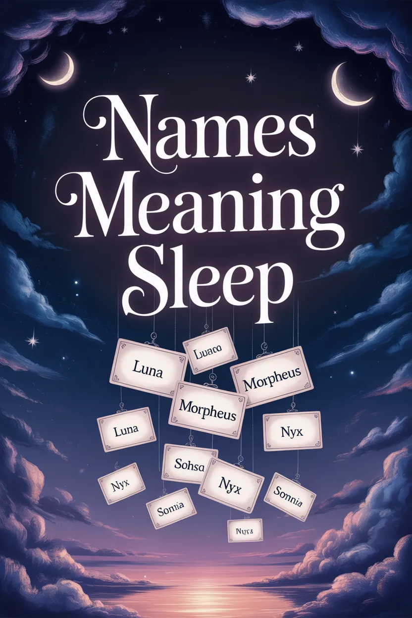 Names Meaning Sleep