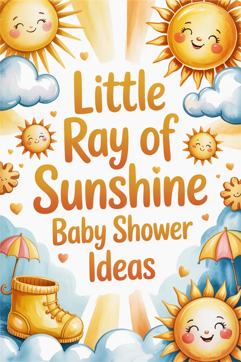 Little Ray of Sunshine Baby Shower Ideas (21 Sweet Ways to Celebrate)