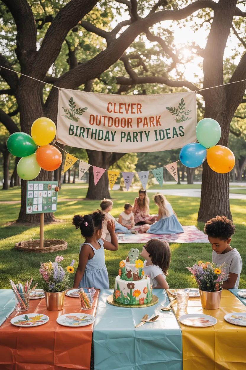19 Clever Outdoor Park Birthday Party Ideas Kids Will Talk About for Weeks