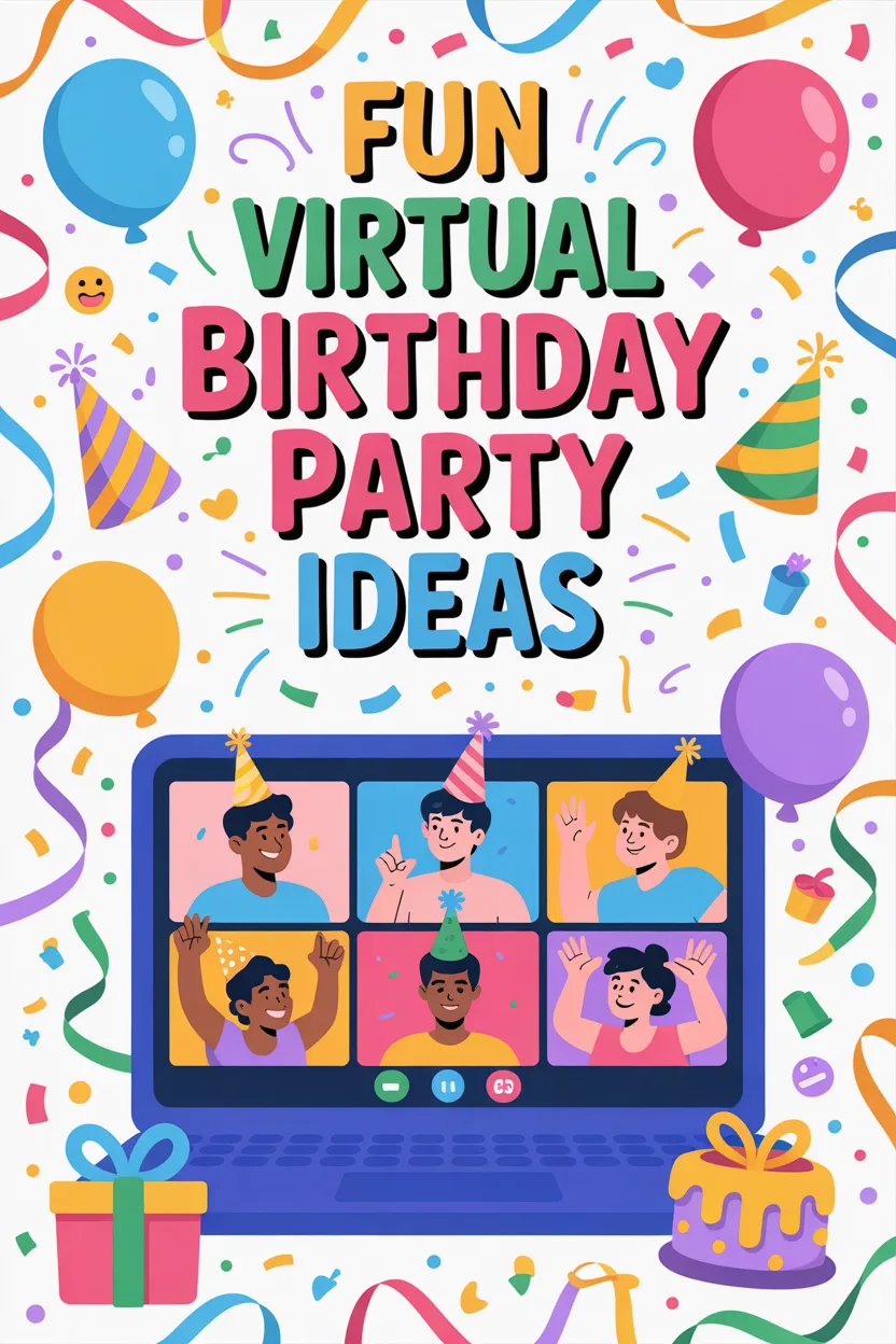 Fun Virtual Birthday Party Ideas for Kids on Zoom