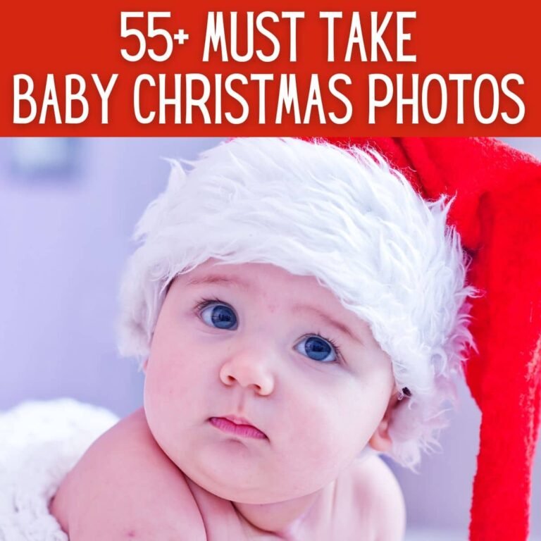 55+ Baby Christmas Photos: Adorable, Easy Ideas You Can Do at Home