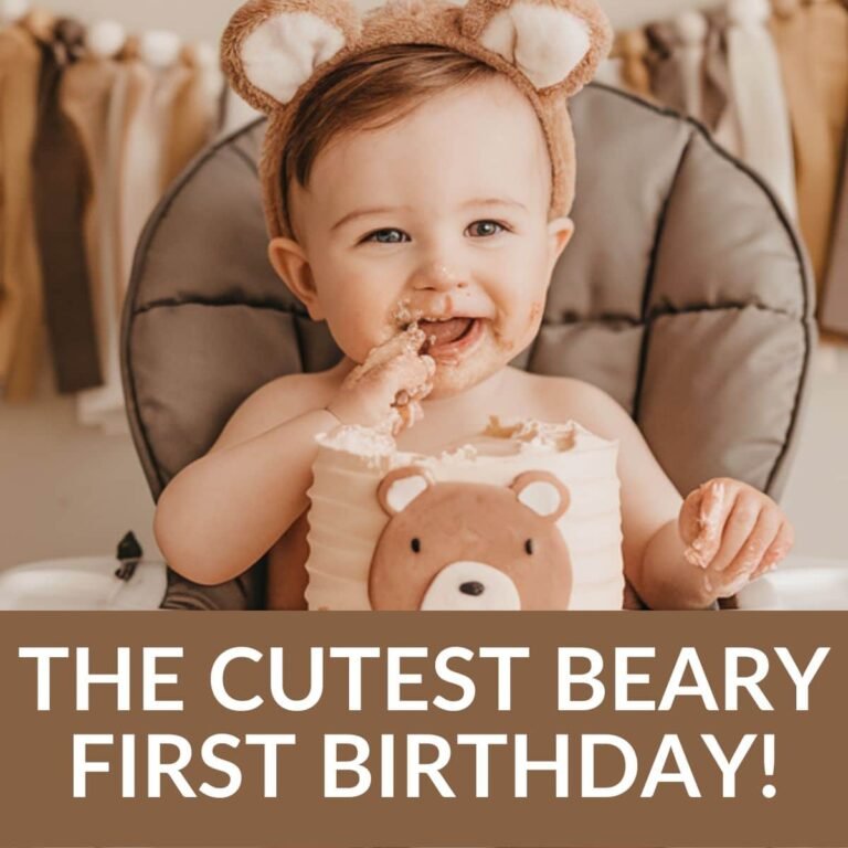32 Adorable Ideas for a “Beary First Birthday” Party
