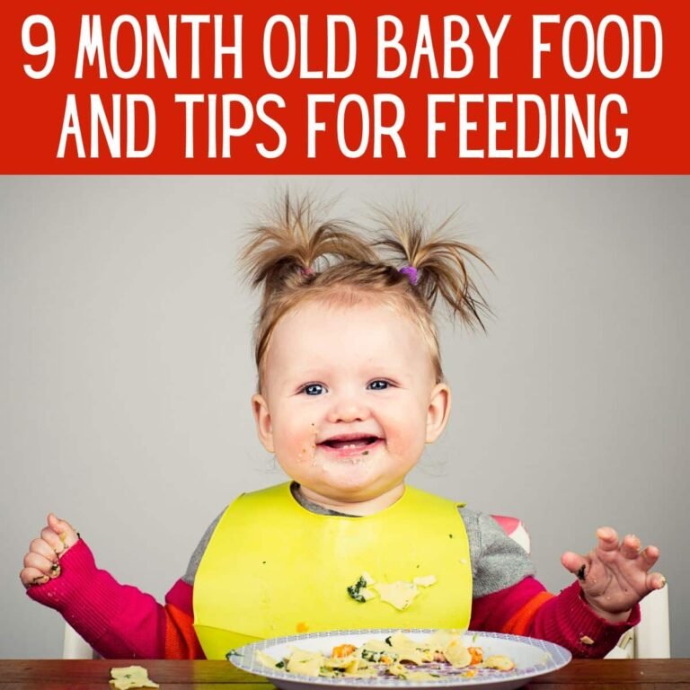 25 Easy & Healthy 9 Month Old Baby Food Ideas and Tips for Feeding
