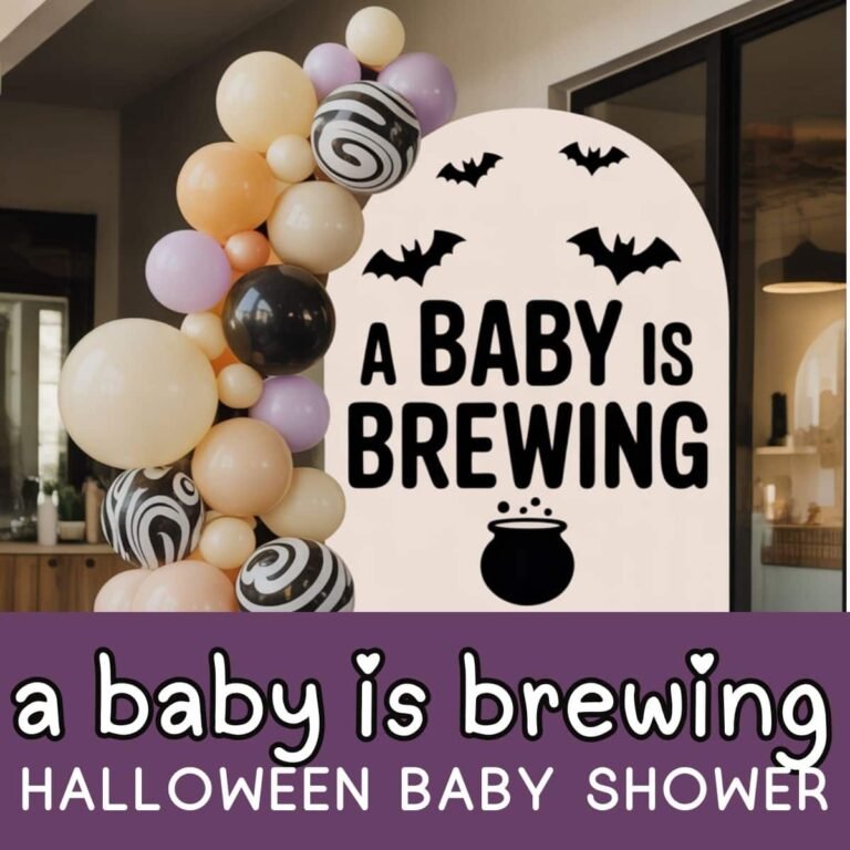 10 Adorable Baby Is Brewing Baby Shower (Witchy Halloween Theme Ideas)