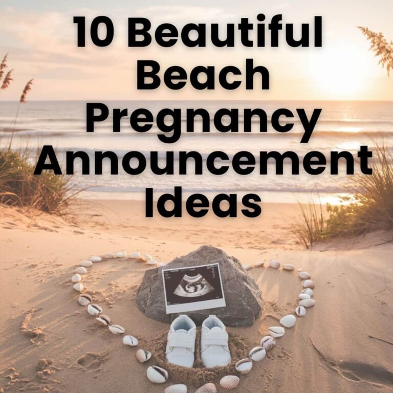 10 Beautiful Beach Pregnancy Announcement Ideas for a Summer Baby Reveal