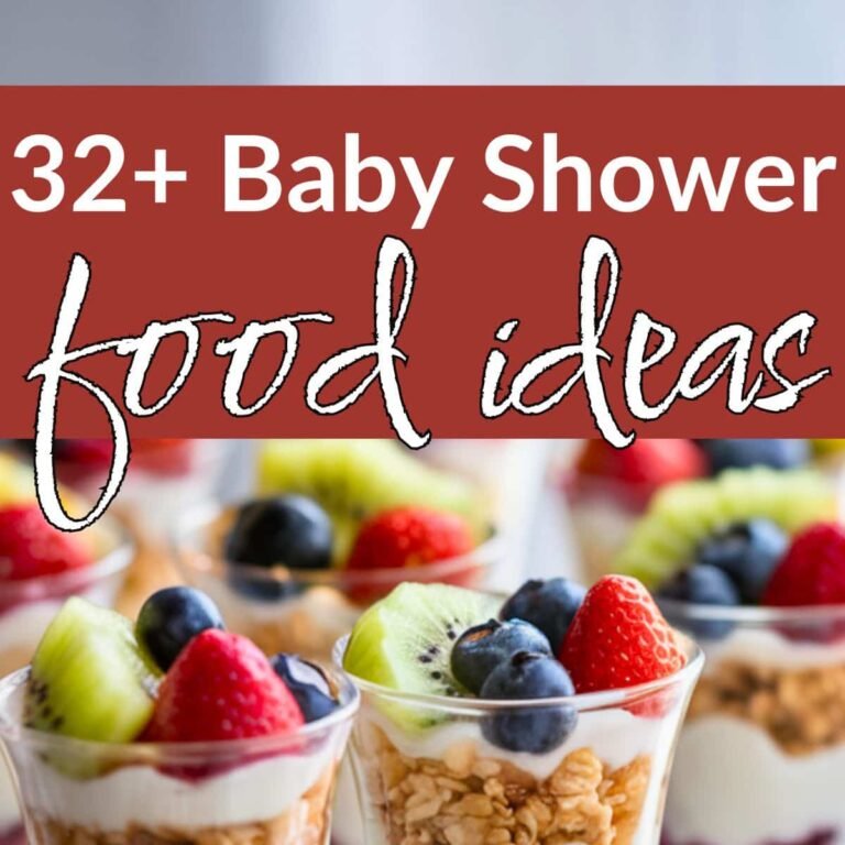 52 Easy Baby Shower Food Ideas (Budget-Friendly + No Cooking Required)