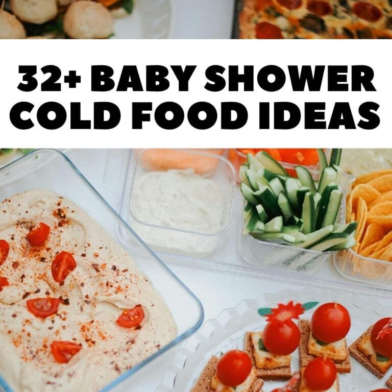 Cold Baby Shower Food Ideas (Easy, Make-Ahead, and Crowd-Pleasers)