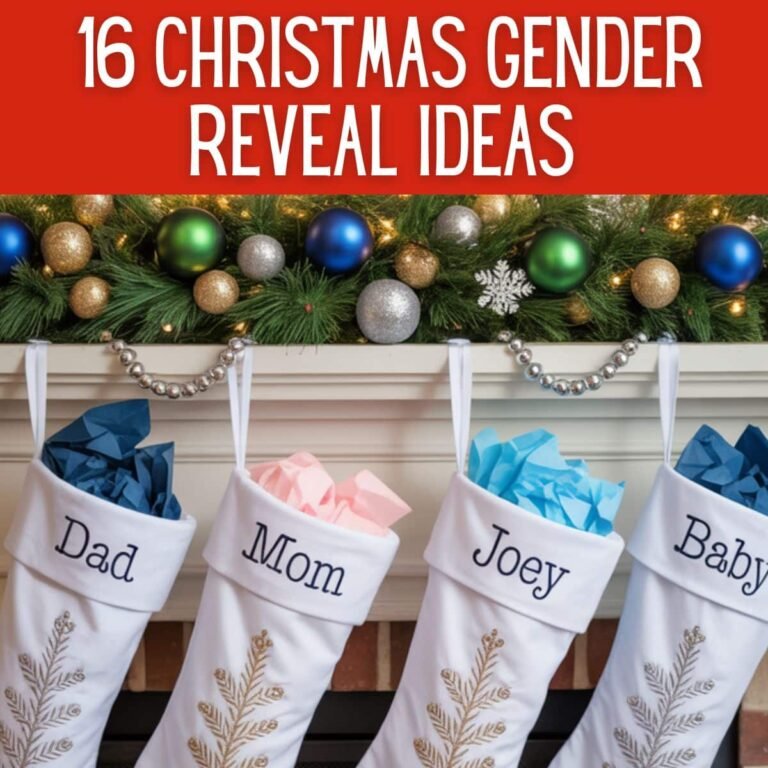 16 Easy Christmas Gender Reveal Ideas (You Can Still Pull Off Before the Big Day)