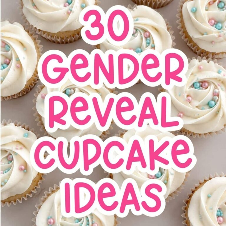 30 Gender Reveal Cupcake Ideas (Simple, Neutral & Team Boy vs Girl)