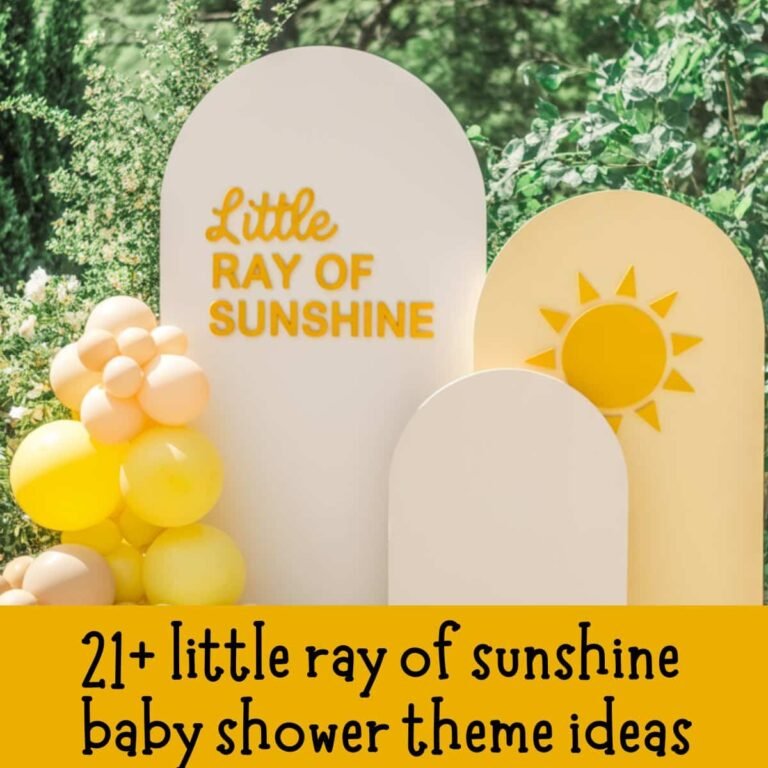 Little Ray of Sunshine Baby Shower Ideas (21 Sweet Ways to Celebrate)