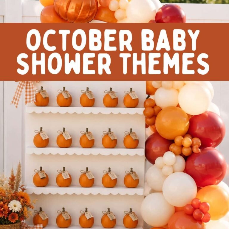 14 October Baby Shower Themes (Cozy Fall & Halloween Ideas)