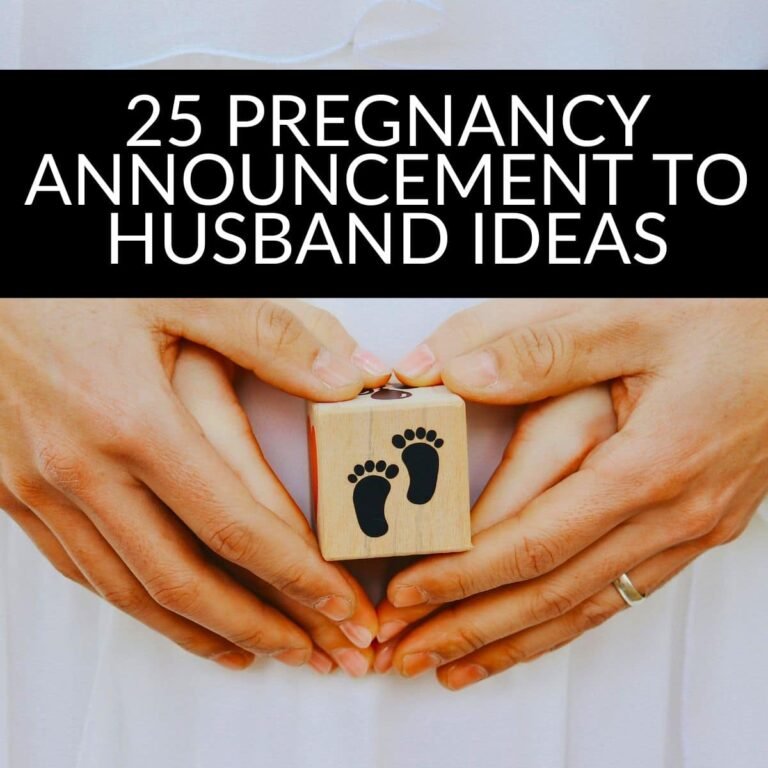 25 Pregnancy Announcement to Husband Ideas