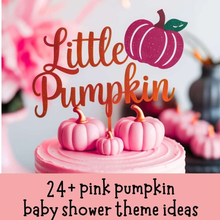 24 Pink Pumpkin Baby Shower Decor Ideas You Can Buy (Cozy Fall Girl Theme)