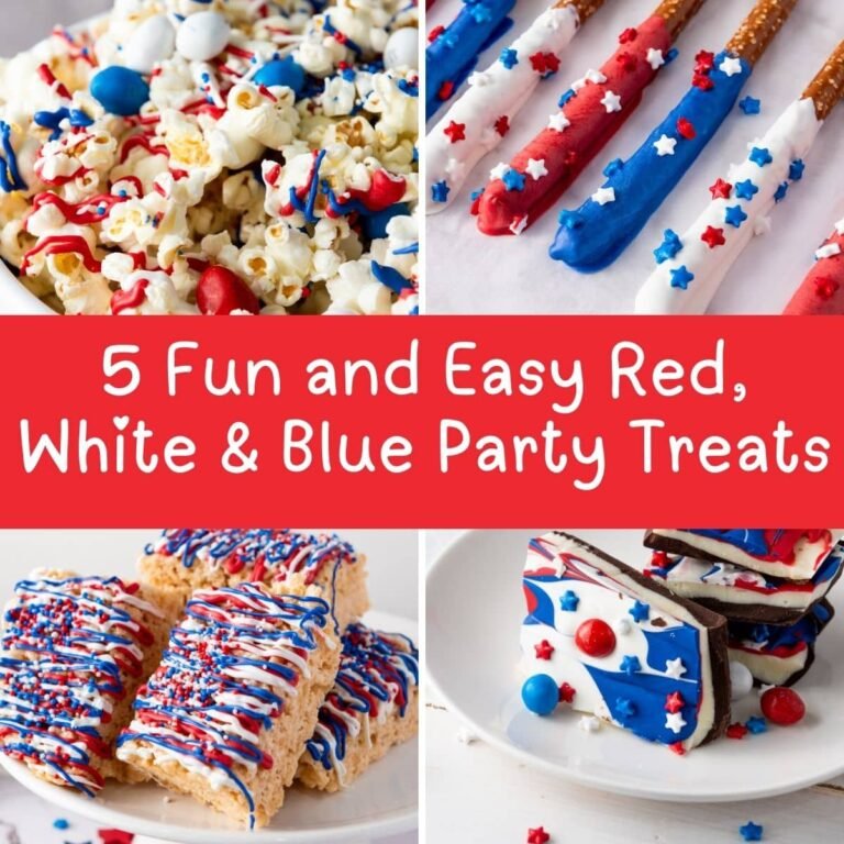 5 Easy Red, White & Blue Party Treats to Wow Your Guests