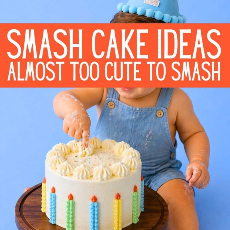 25 Smash Cake Ideas That Are Almost Too Cute to Smash
