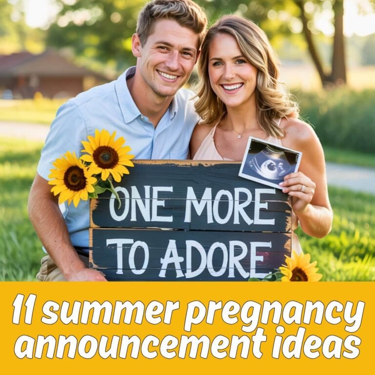 11 Summer Pregnancy Announcement Ideas:  Fun Ways to Share Your Baby Reveal