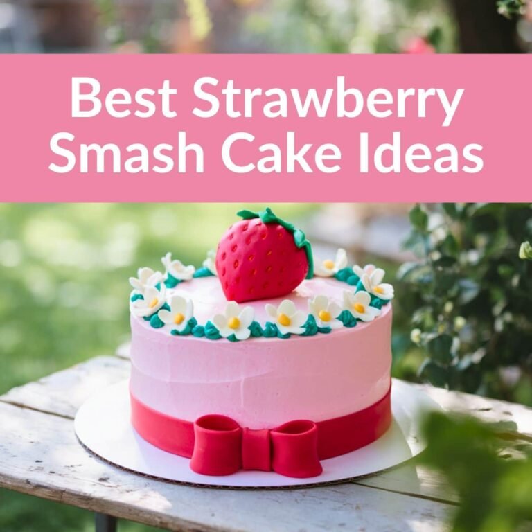 12 Adorable Strawberry Smash Cake Ideas for the Sweetest Berry First Birthday