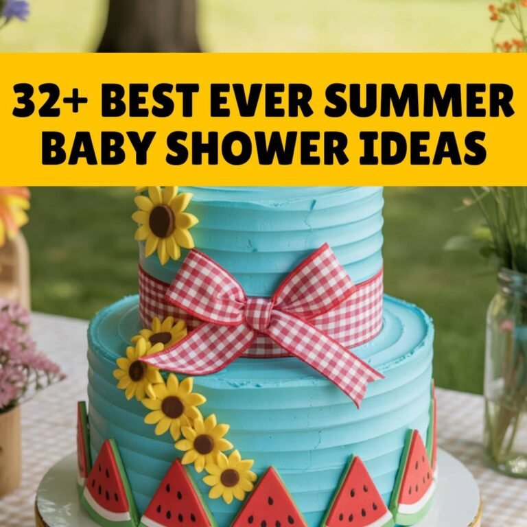 32 Summer Baby Shower Ideas That Are Cute & Easy