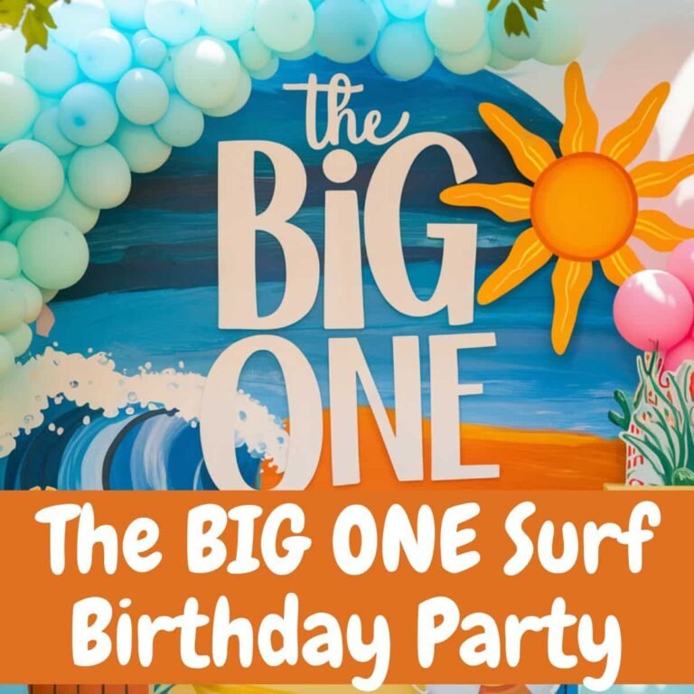 The Big One Surf Birthday: Ride the Wave of Fun with This Epic First Birthday Party!