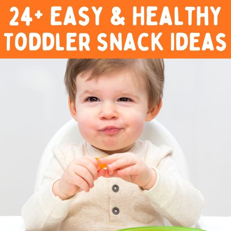 24+ Easy & Healthy Toddler Snacks (Picky-Eater Friendly)