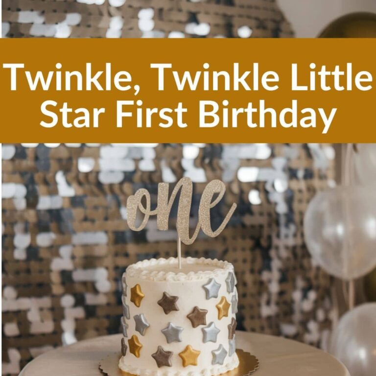 5 Sweet + Sparkly Twinkle Twinkle Little Star First Birthday Ideas